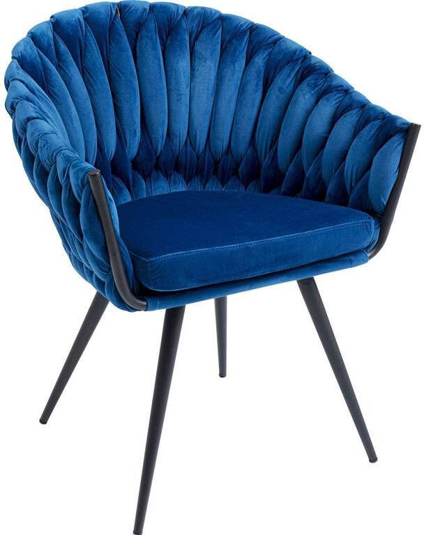 Kare Design Kare Eetkamerstoel Knot Blue