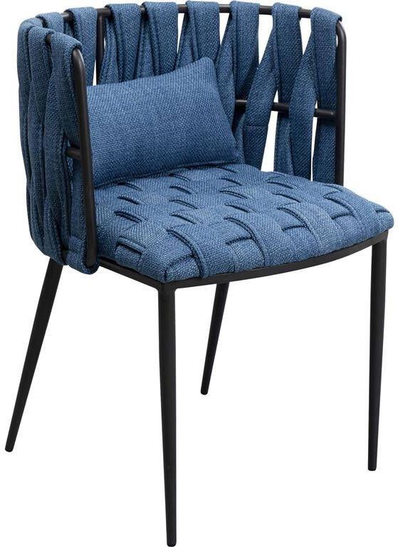 Kare Design Kare Eetkamerstoel Saluti Blue