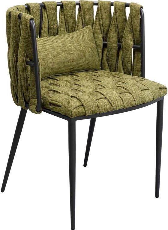 Kare Design Kare Eetkamerstoel Saluti Dark Green