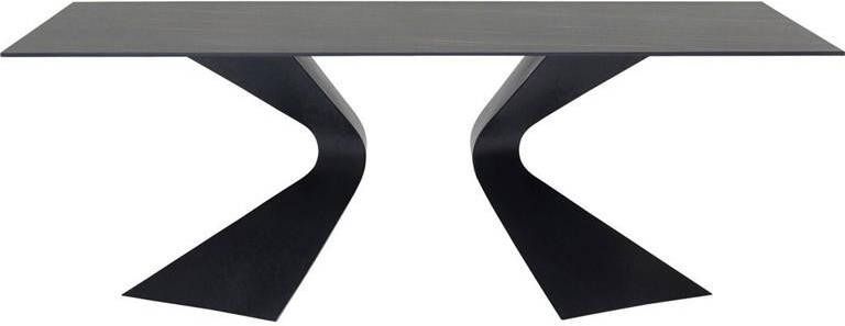Kare Design | Gloria Eettafel Ceramic Black 200x100cm | Tuinmeubelen | Tuintafel