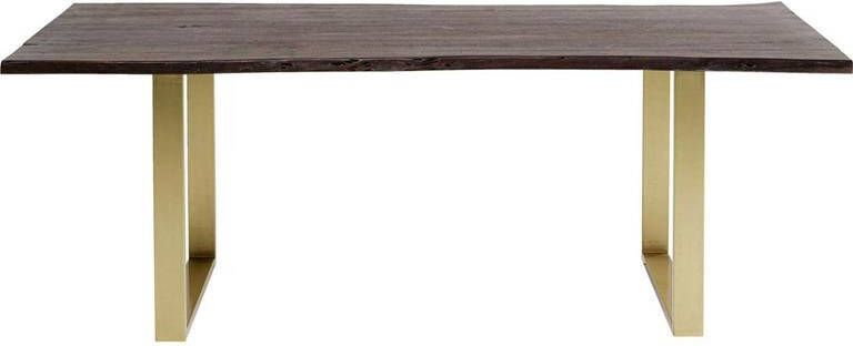 Kare Design Kare Eettafel Harmony Dark Brass 160x80