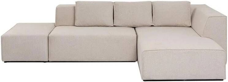 Kare Design Kare Hoekbank Infinity Ottoman Rechts Creme
