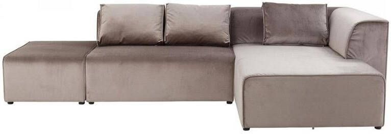 Kare Design Kare Hoekbank Infinity Velvet Rechts Taupe
