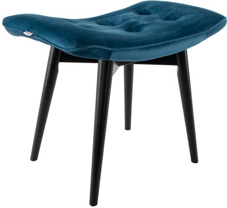 Kare Design Kare Kruk Black Vicky Velvet Bluegreen 59x37cm