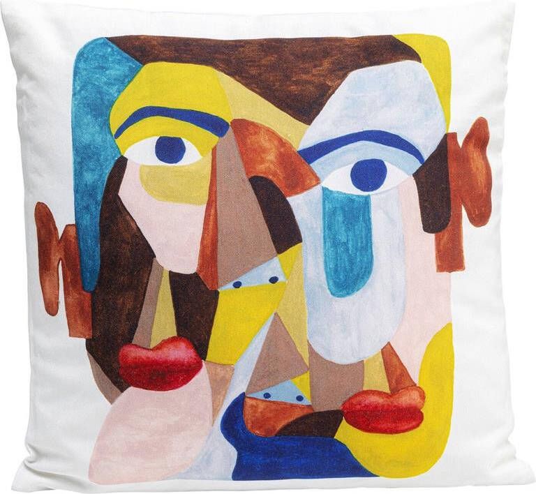 Kare Design Kare Kussen Artistic Face 45x45cm