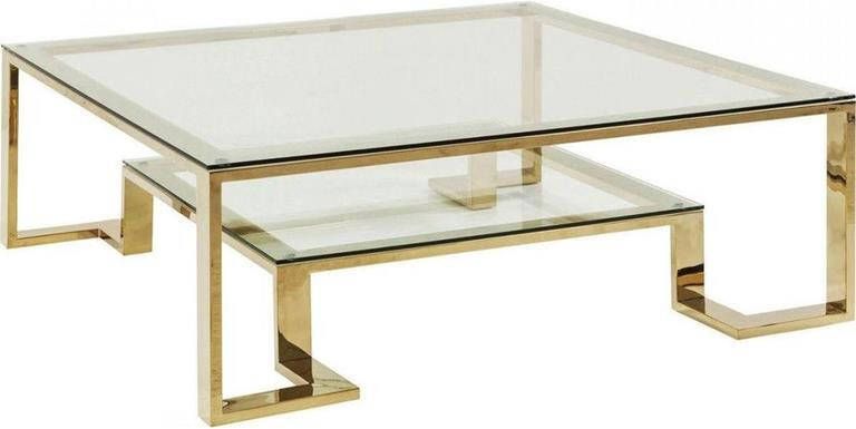 Kare Design | Salontafel Gold Rush 120x120cm | Woonkamertafels | Salontafel - Foto 2