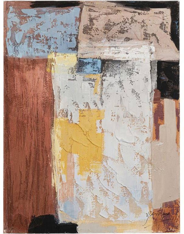 Kare Design Kare Schilderij Art Splash Blue 90x120cm