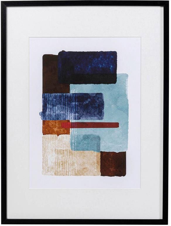 Kare Design Kare Schilderij Box Back Blue 60x80cm