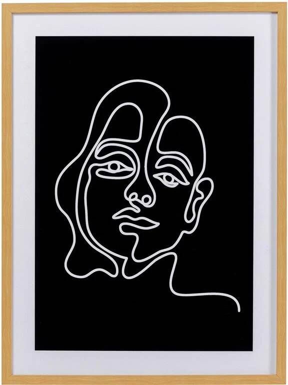 Kare Design Kare Schilderij Faccia Arte Woman 60x80cm