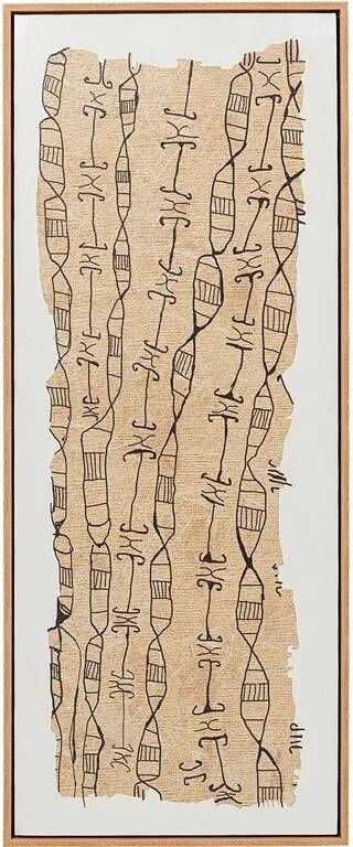 Kare Design Kare Schilderij Native Spirals 50x150cm