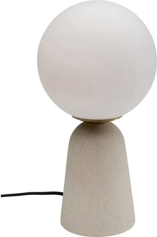 Kare Design Kare Tafellamp Bollie Beige 33cm