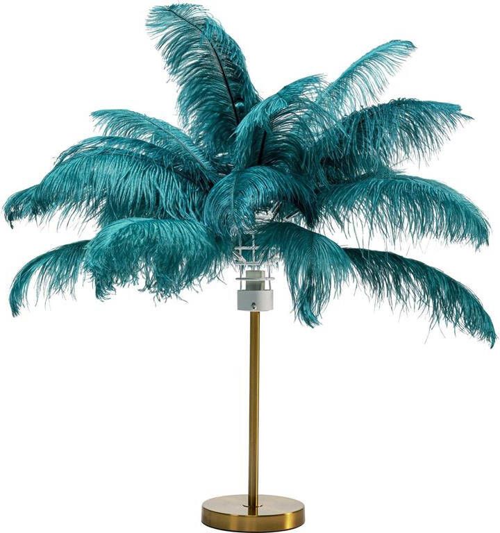 Kare Design Kare Tafellamp Feather Palm Green 60cm