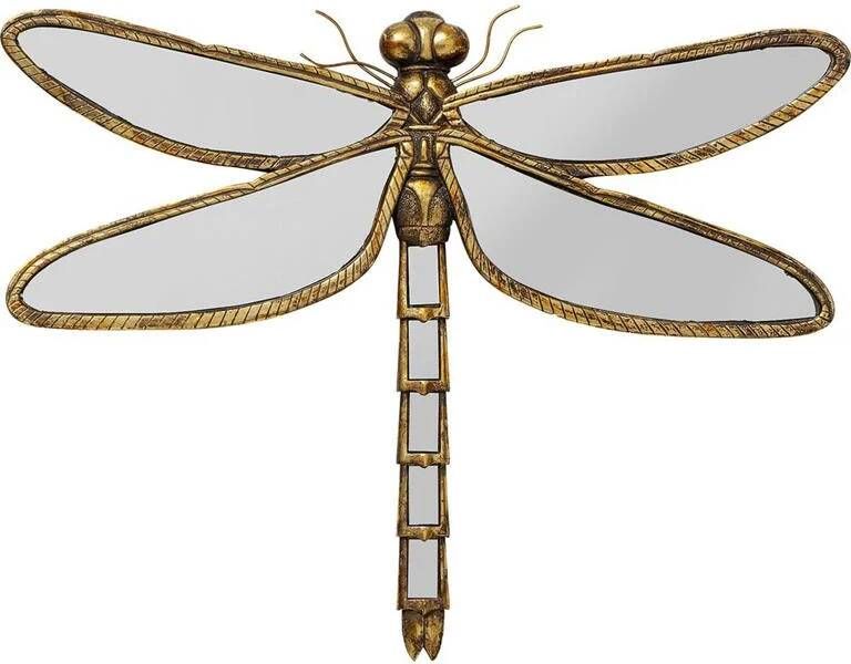 Kare Design Kare Wanddecoratie Dragonfly Spiegel 71cm