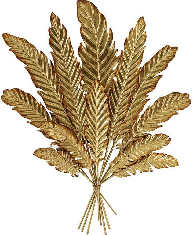 Kare Design Kare Wanddecoratie Leaf Bouquet Goud