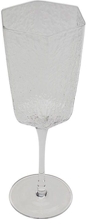 Kare Design Kare Witte Wijnglas Cascata Clear