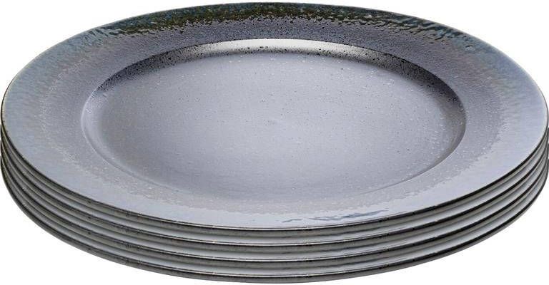 Kare Design Kassandra borden zwart 28cm 4st