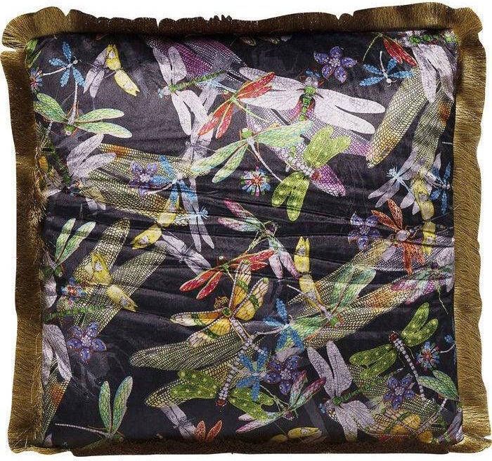 Kare Design Kare Kussen Tropical Garden Fringe 45x45 cm