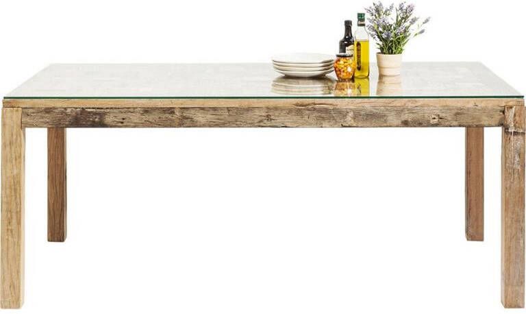 Kare Design Memory Eettafel 160 X 80 Cm Gerecycled Hout