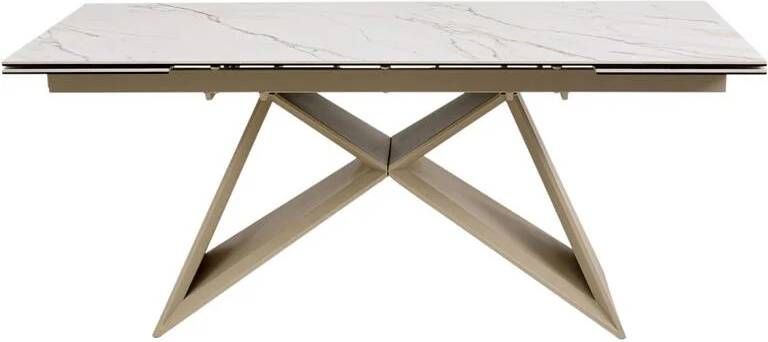 Kare Design Nelly Uitschuifbare Eettafel 260x90cm wit