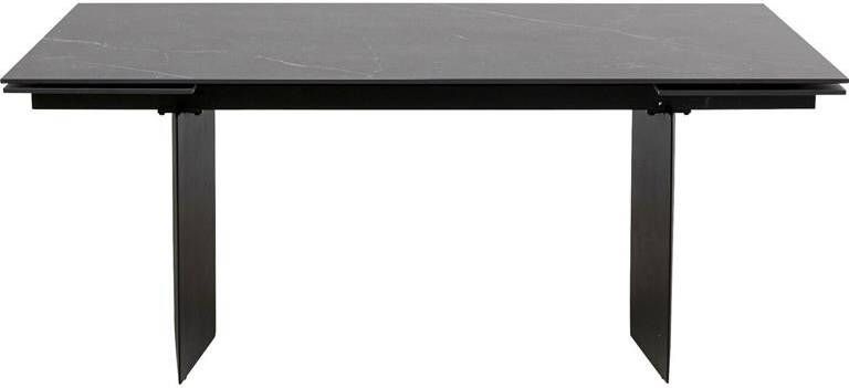 Kare Design Novel Uitschuifbare Eettafel 180x90cm zwart