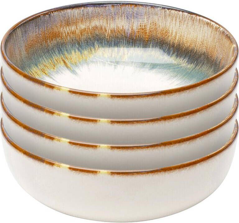 Kare Design Organic Kommen blauw 4st