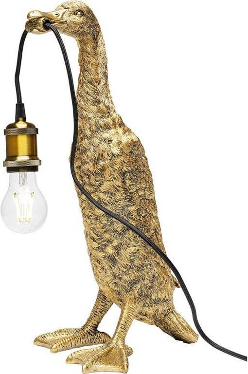 Kare Design Tafellamp eend zwart