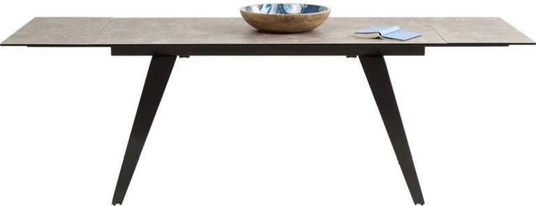 Kare Design | Uitschuiftafel Amsterdam Dark 160(40+40)x90cm | Eettafels | Uitschuiftafel
