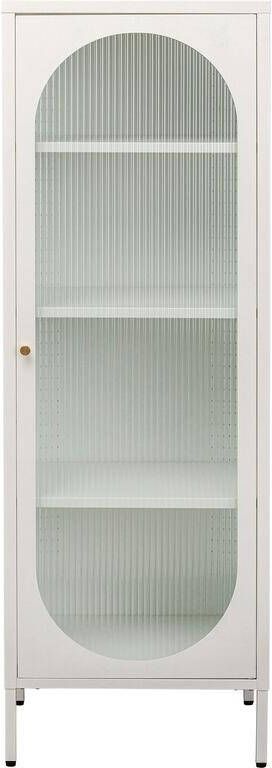 Kare Design Vitrinekast Naxos wit