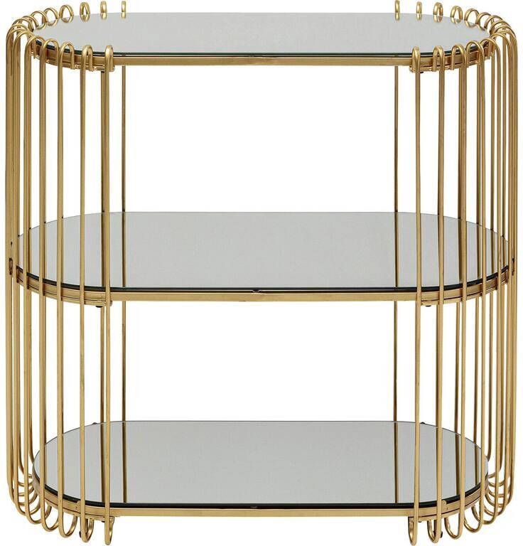 Kare Design Wire console goud 81x37cm
