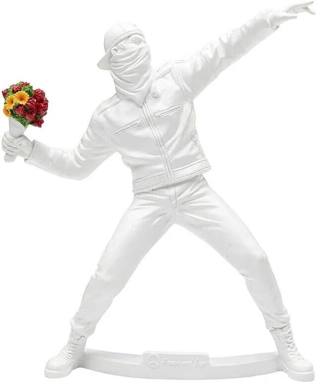 Kare Design Woonaccessoires straatkunst wit peace and love