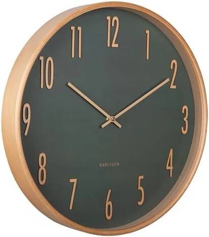 Karlsson Wandklok Gracil Jungle groen- Ø40cm