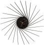 Karlsson Wall clock Helix XL wood veneer black - Thumbnail 2