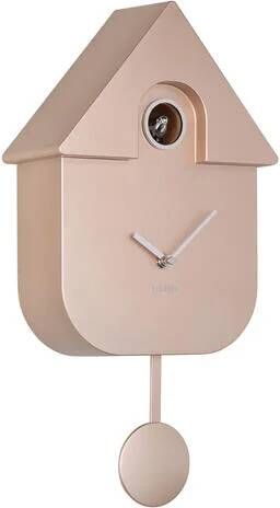 Karlsson Wall Clock Modern Cuckoo Metallic