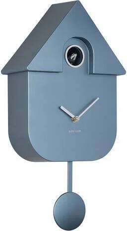 Karlsson Wall Clock Modern Cuckoo Metallic