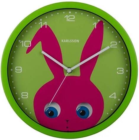 Karlsson wandklok Peekaboo Ladybug (Ø30 8 cm)