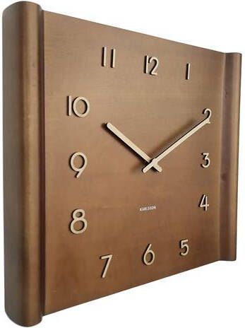 Karlsson Wall Clock Sole Squared Raised Rim