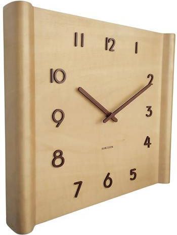 Karlsson Wall Clock Sole Squared Raised Rim