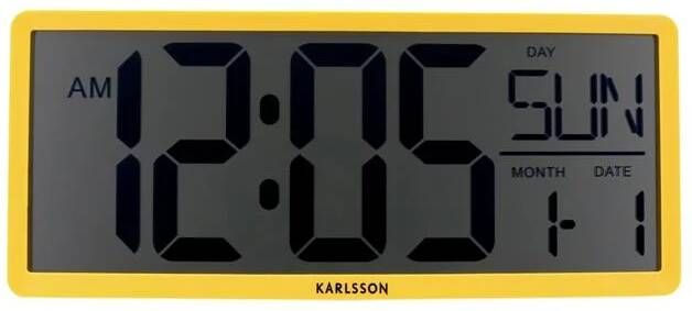 Karlsson Wall|Table Clock Retro LCD