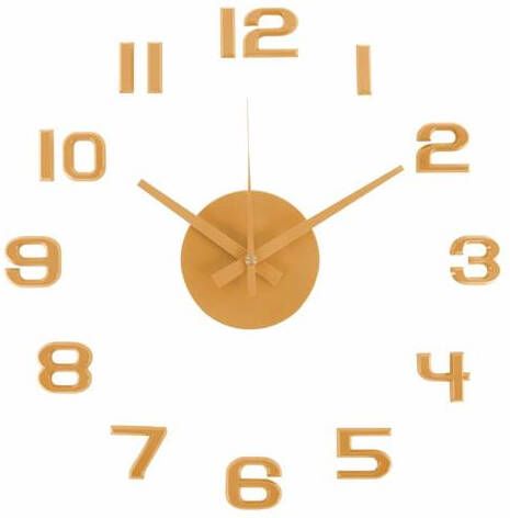Karlsson Wandklok Diy Sunset Numbers Geel Ø35cm