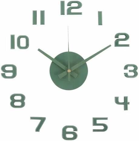 Karlsson Wandklok Diy Sunset Numbers Groen Ø35cm