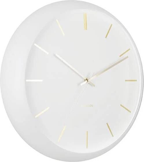 Karlsson Wandklok Globe Wit Ø40cm