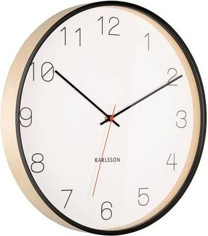 Karlsson Wandklok Joy Zwart- Ø40cm