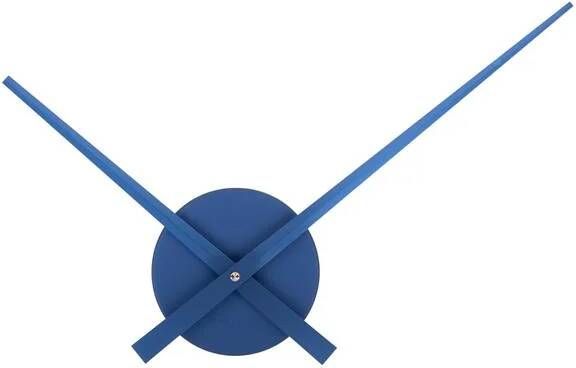 Karlsson Wandklok Little Big Time Mini Metallic Blauw Ø41cm