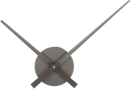 Karlsson Wandklok Little Big Time Mini Metallic Grijs Ø41cm