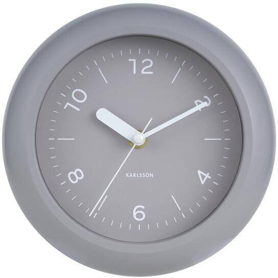 Karlsson Wandklok Slope Warmgrijs Ø20cm