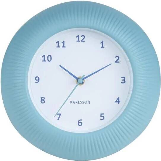 Karlsson Wandklok Tender Rib Mistig blauw Ø25cm