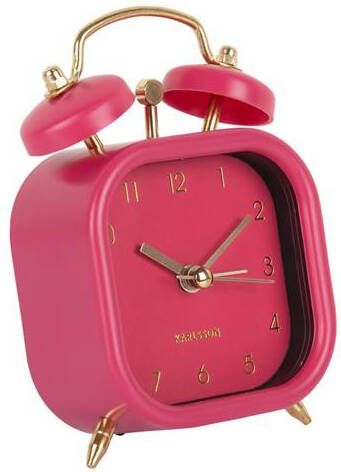 Karlsson Wekker Metallic Glam Vierkant Dark pink