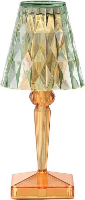 Kartell Battery Oplaadbare Tafellamp Mint Green Pastel Orange