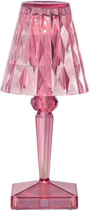 Kartell Battery Oplaadbare Tafellamp Pastel Pink