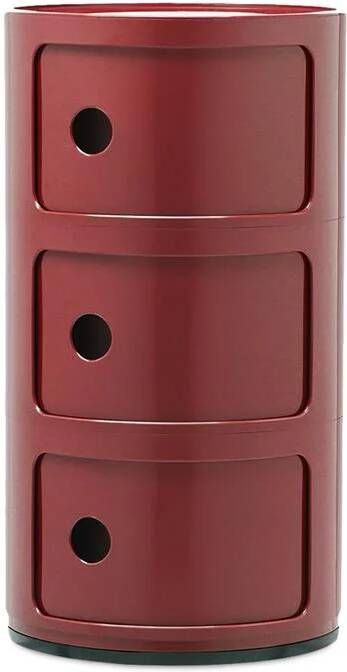 Kartell Componibili Kast 3 Modules Bordeaux